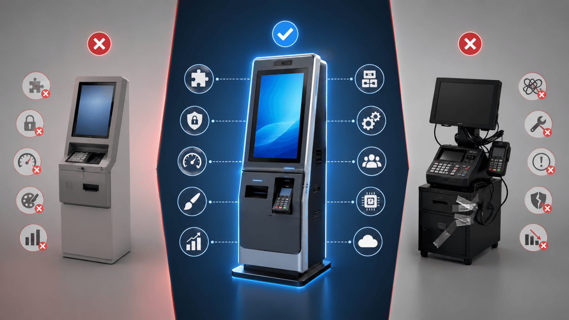 Why off-the-shelf kiosks and retrofitted POS terminals fall short of bespoke enterprise kiosks